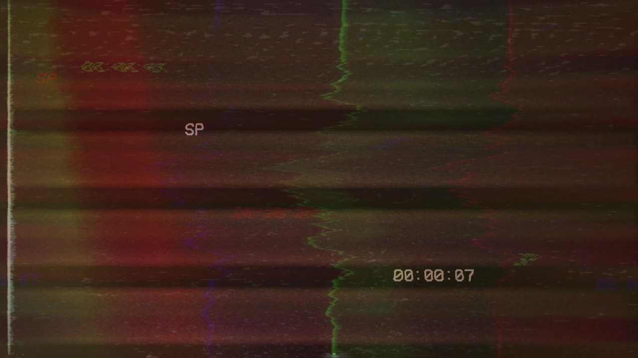 Glitch Cinematografici Retrò come Effetti di Sfondo