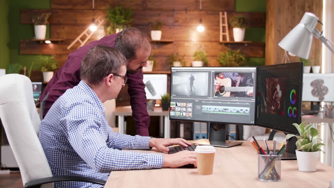 Video Editors at Work