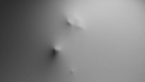 a creepy silhouette of a woman appears from the white surface