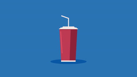 red drink cup with straw