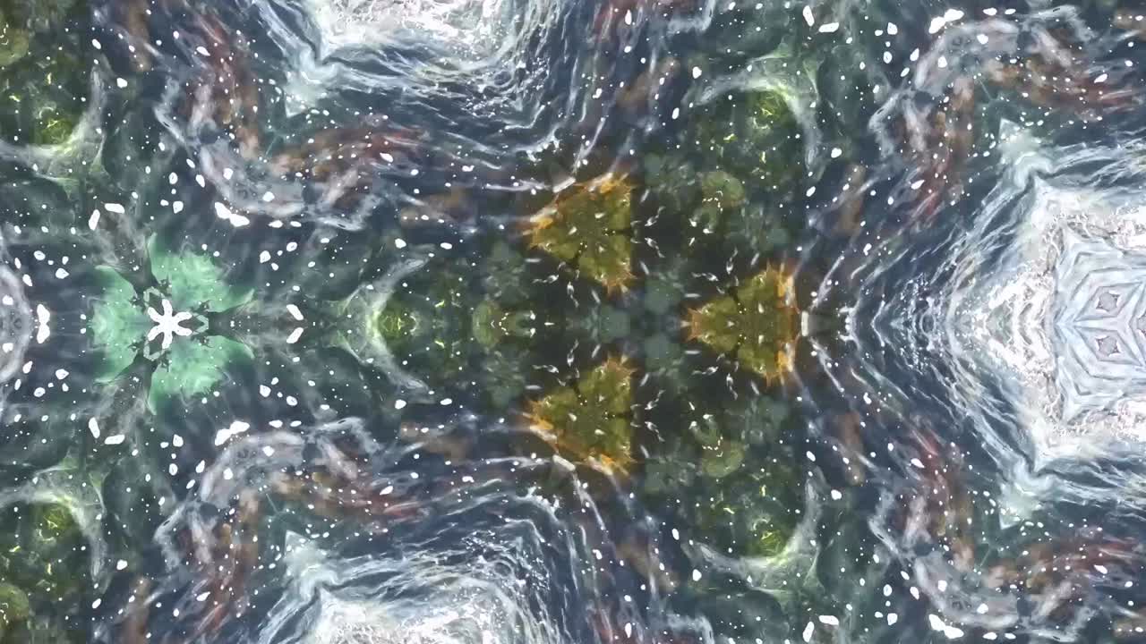 uso abstracto de la película oceánica