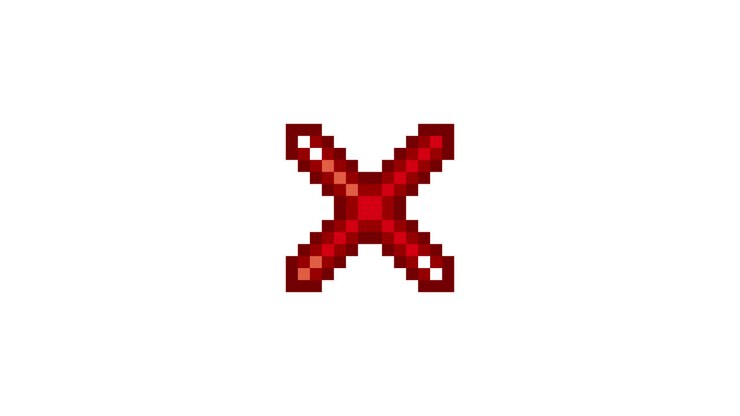 Pixel Art Mini Cross mark Icon Looping Animation (4).mov