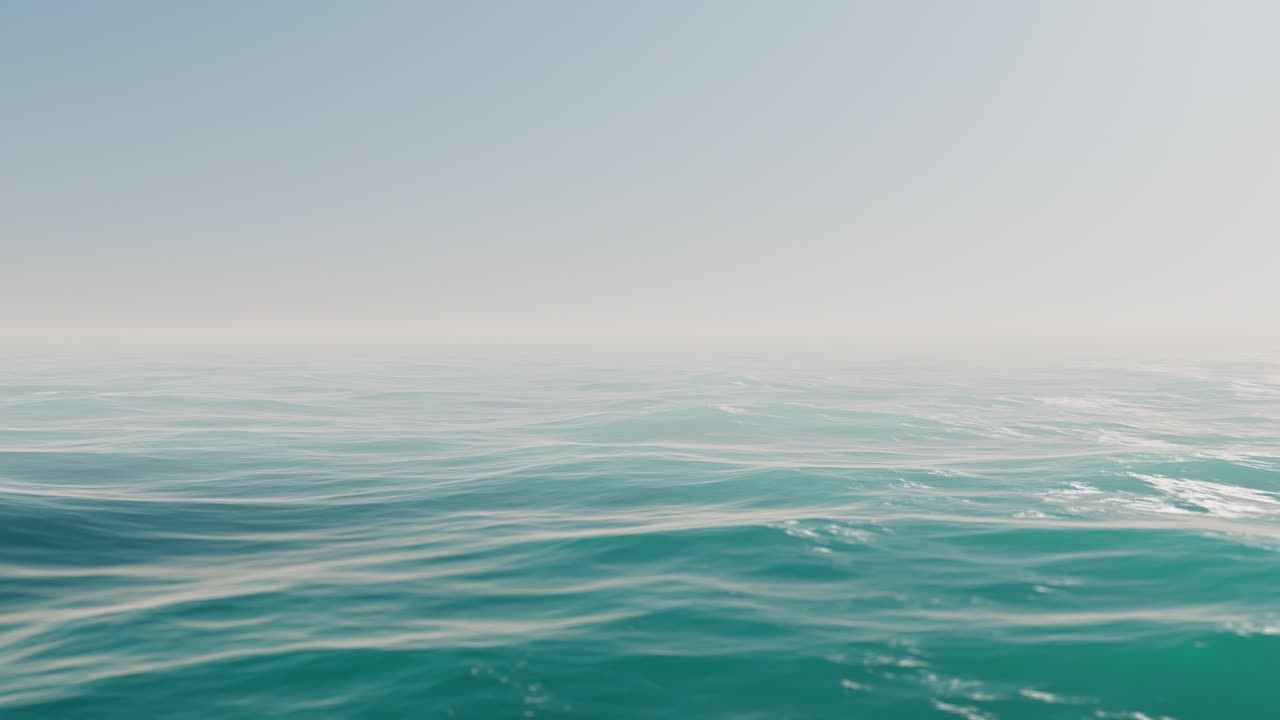Seamless loop of a tranquil ocean waves Premium Stock Video Footage
