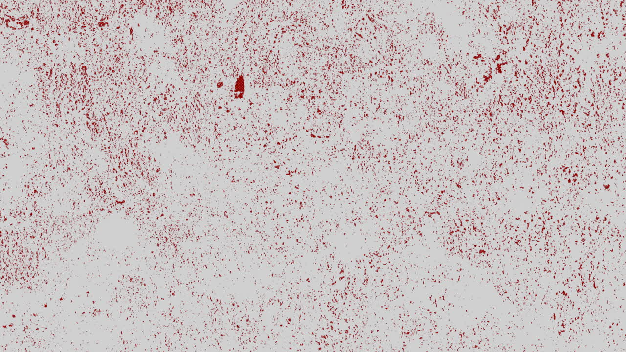 ruido y salpicaduras rojas abstractas en movimiento