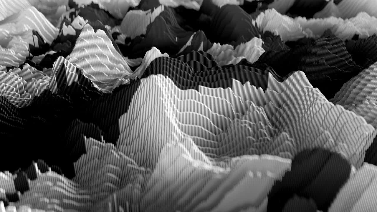 4K Topographic Waveform.