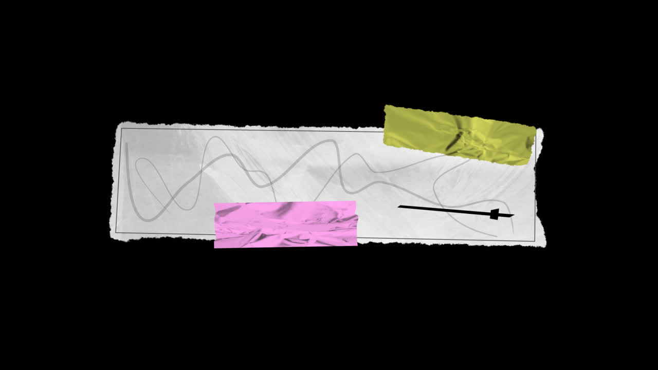 Unusual Paper Lower Third 09 On Alpha