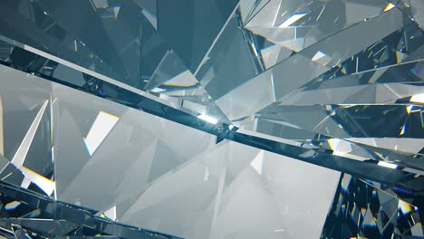 langsam rotierender diamant, wunderschöner hintergrund. 4k, nahaufnahme, nahtlose schleife.