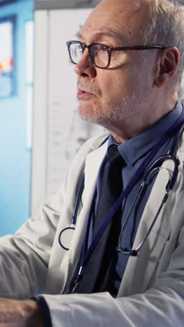 senior doctor consultation