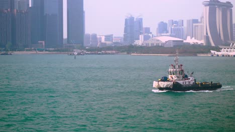 view of boat cruising at the sea