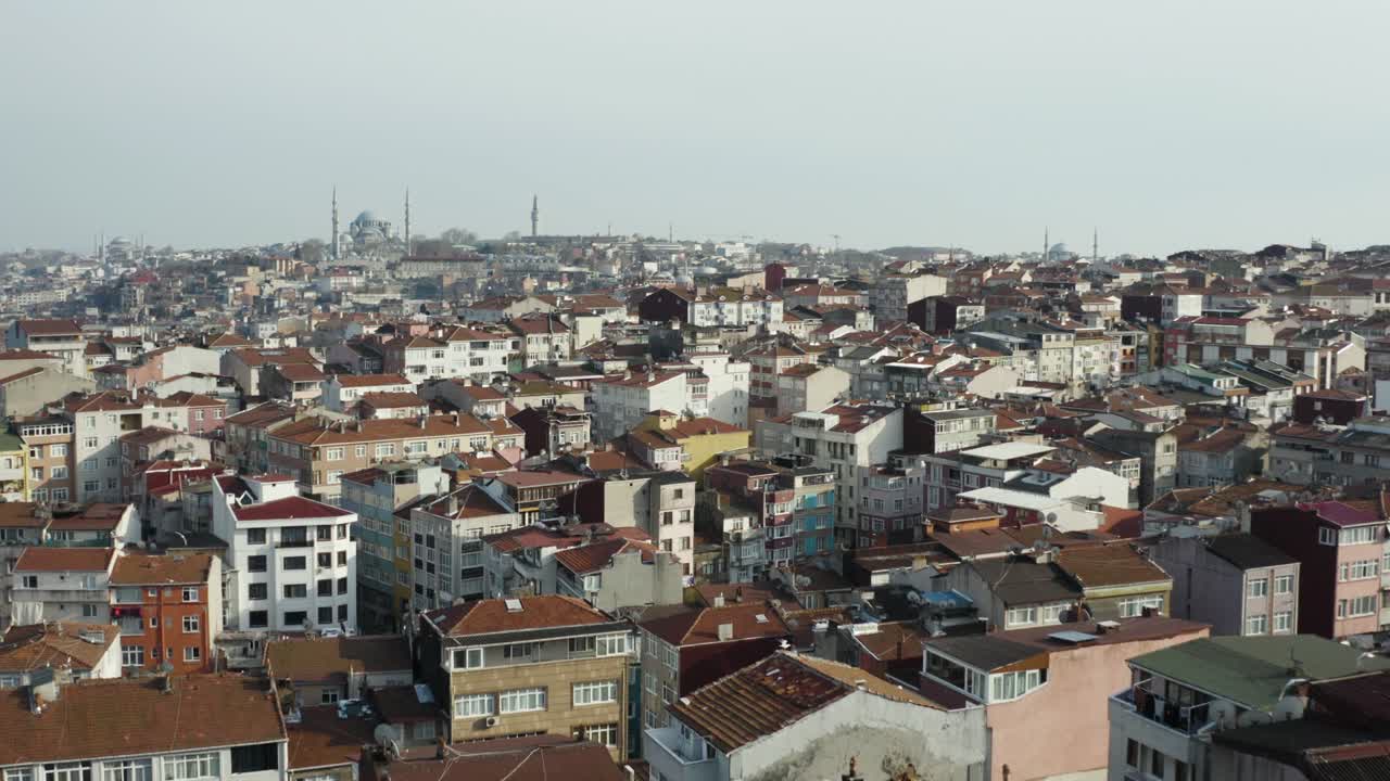 vista aérea de la ciudad de estambul