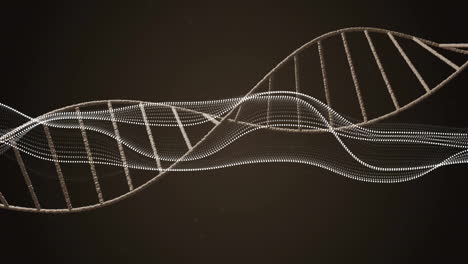 procesamiento de datos científicos, cadena de adn y animación de codificación binaria