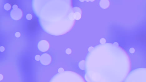 burbujas púrpuras y azules vibrantes en un fondo relajante