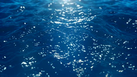 las olas azules del océano de cerca