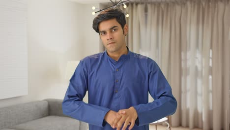 angry indian man showing anger