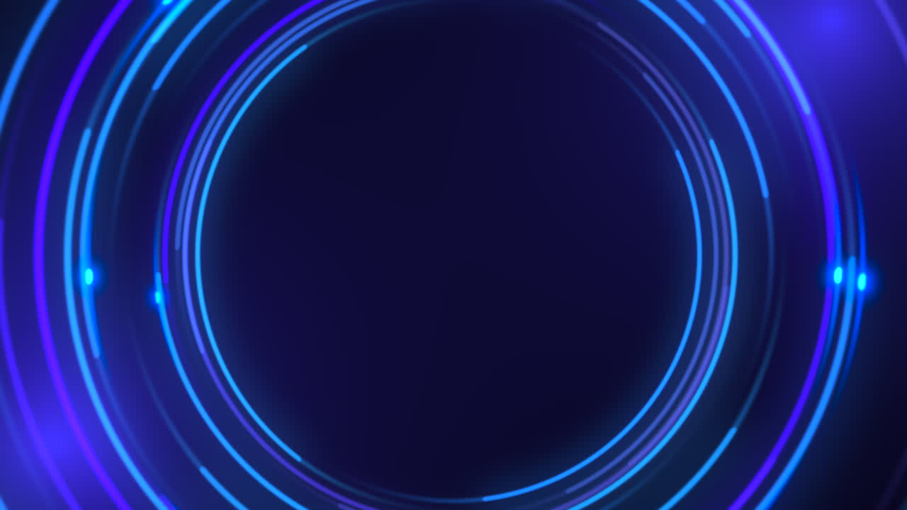 fondo abstracto de círculos azules de movimiento 3