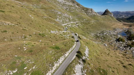 mountain road winding through scenic highlands