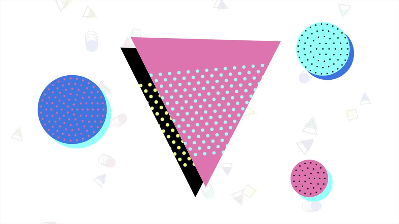 멤피스 삼각형과 점 패턴
