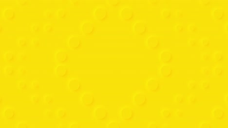 4k luz amarillo soleado dinámico sin costuras en bucle fondo animado con círculos de movimiento.