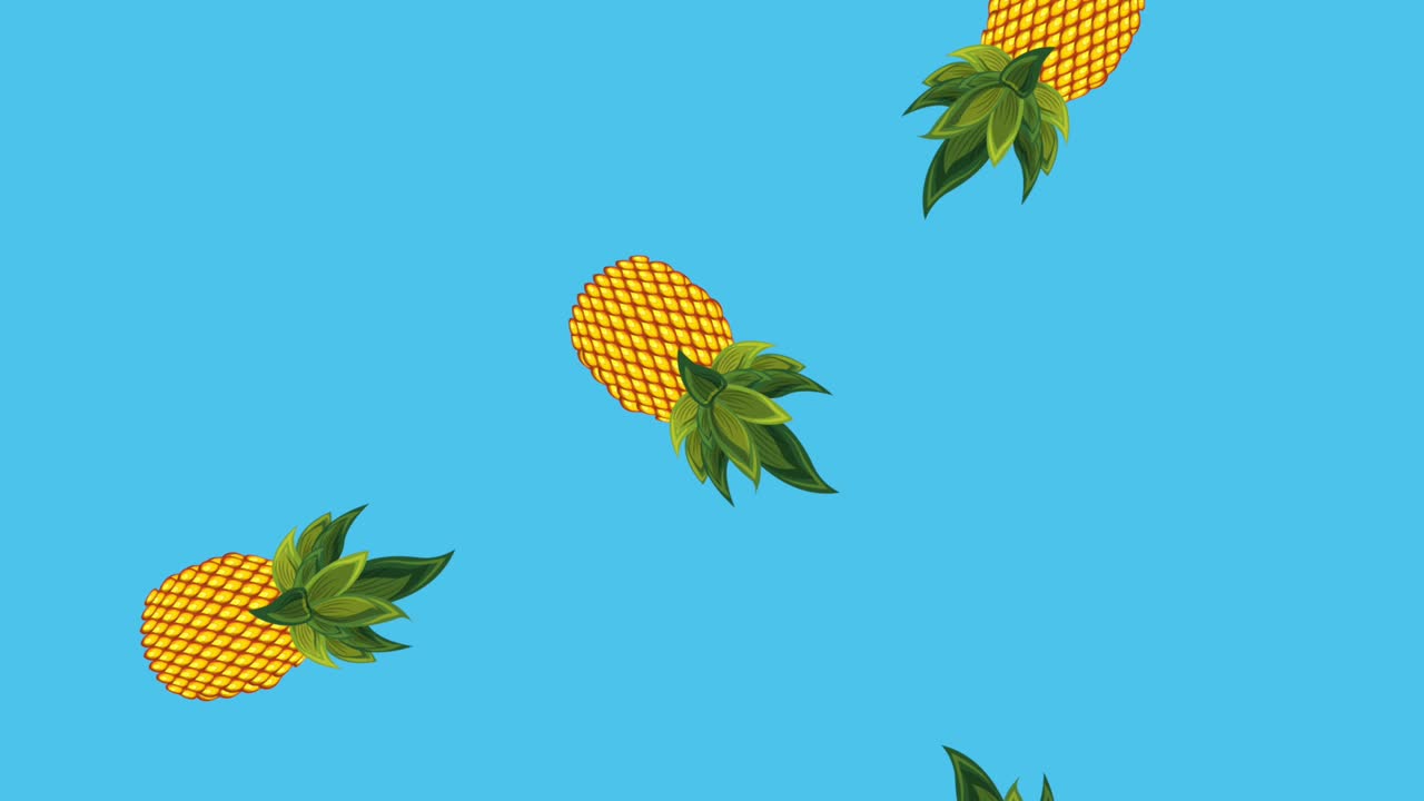 여름 열대 템플릿