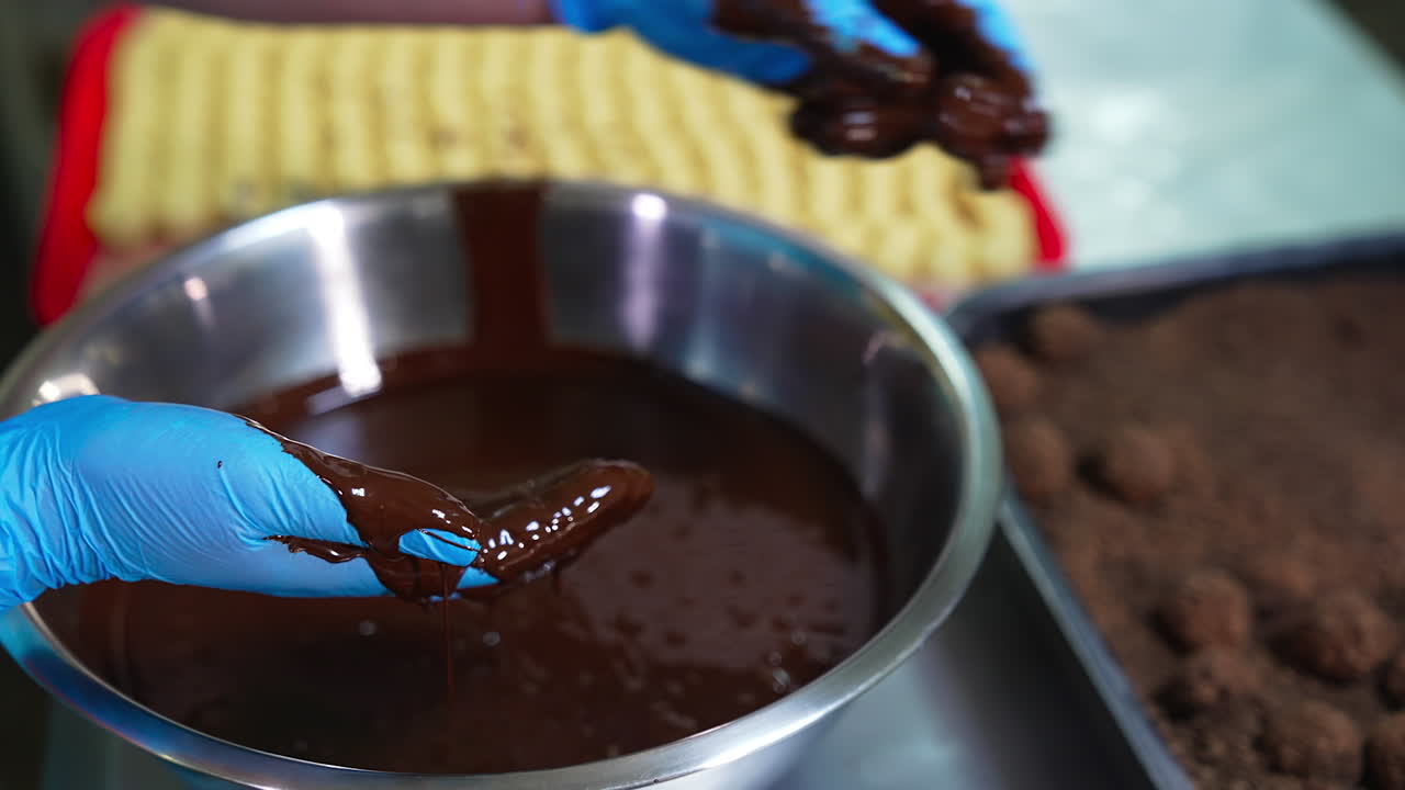 Chocolate Truffle Making Process