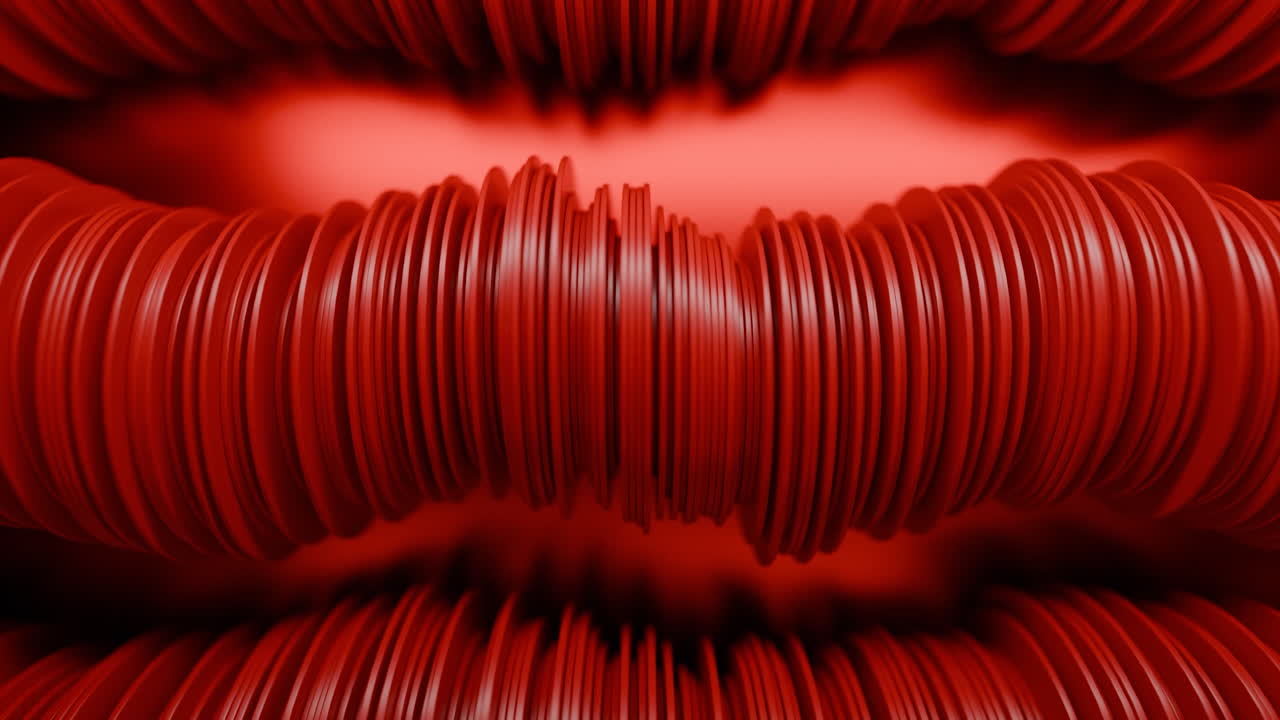 추상적인 은 원 패턴