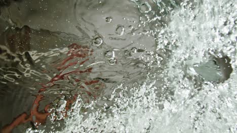 water splash close-up