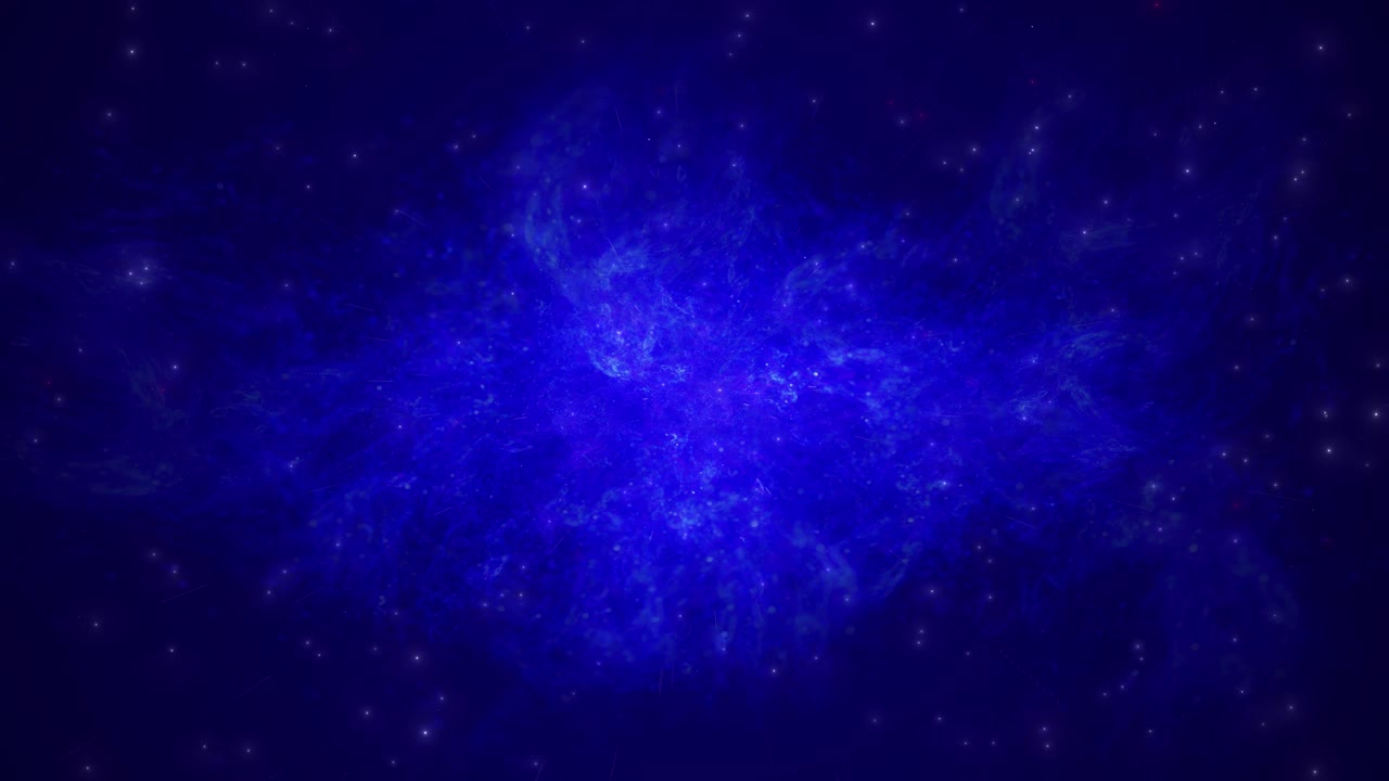 animación cg - viaje a través del espacio