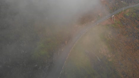 Ma-pi-leng-pass-with-low-clouds-at-Ha-giang-loop-Vietnam,-aerial