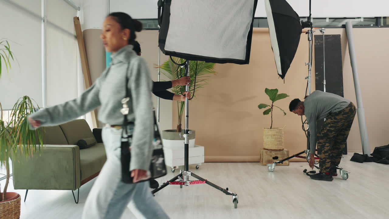 스튜디오에서 사진 촬영