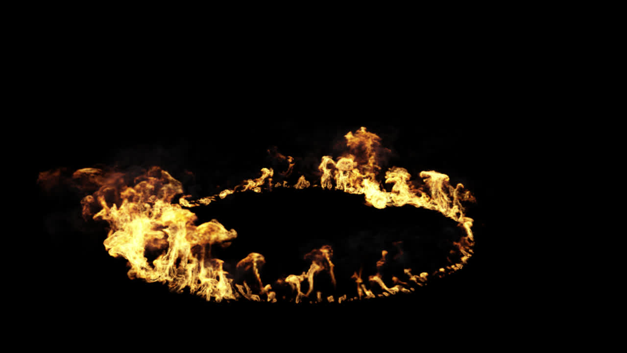 Circular Flame Effect