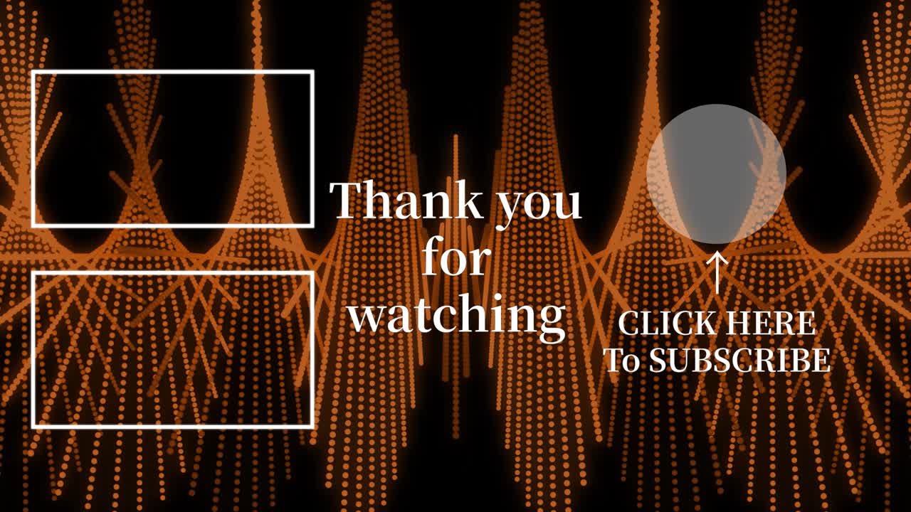 멋진 엔딩 카드 엔딩 스크린 모션 그래픽