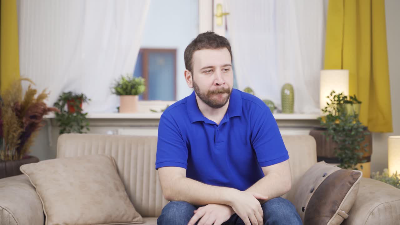 Uomo stressato