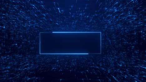 Futuristic border hud ui gui biometric glitch hud style hologram video frame distorted screen in
