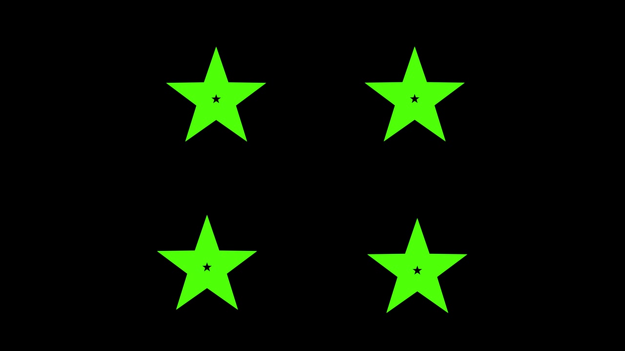 Shape animation star spreading motion graphics