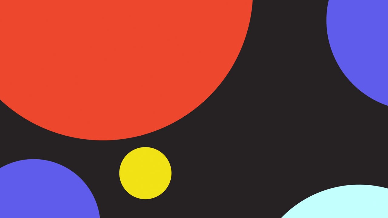 fondo animado abstracto círculo forma geométrica fondo de video 4k sin costuras.