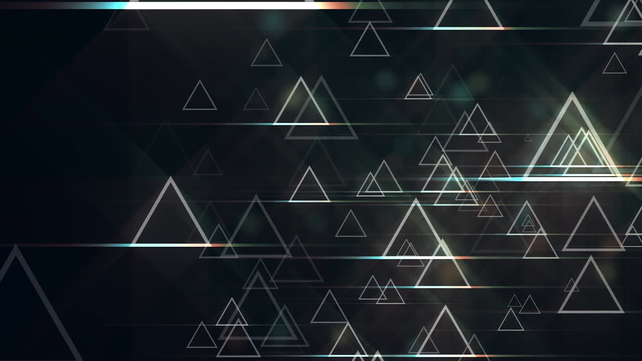 4k linterna de bucle de triángulo