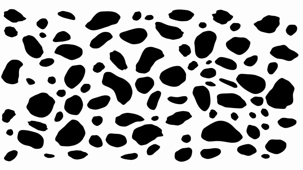 fondo dalmático abstracto con punto en movimiento