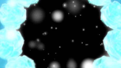 fondo de movimiento animado generado por computadora para la producción de películas de video web