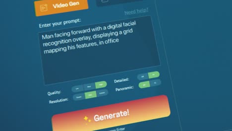 software de reconocimiento facial en uso