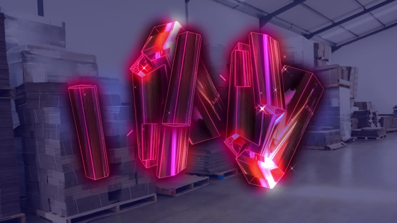 창고 위의 크리스탈의 애니메이션