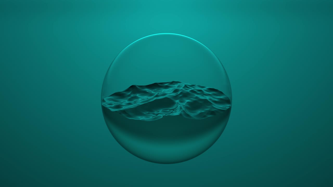 Superficie del mare. Full HD 4K. In loop
