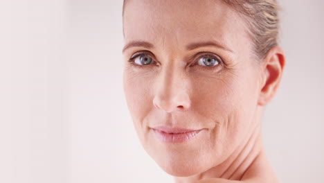 woman with anti-aging treatment