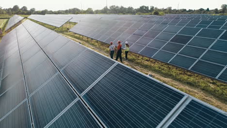 solar panel farm maintenance