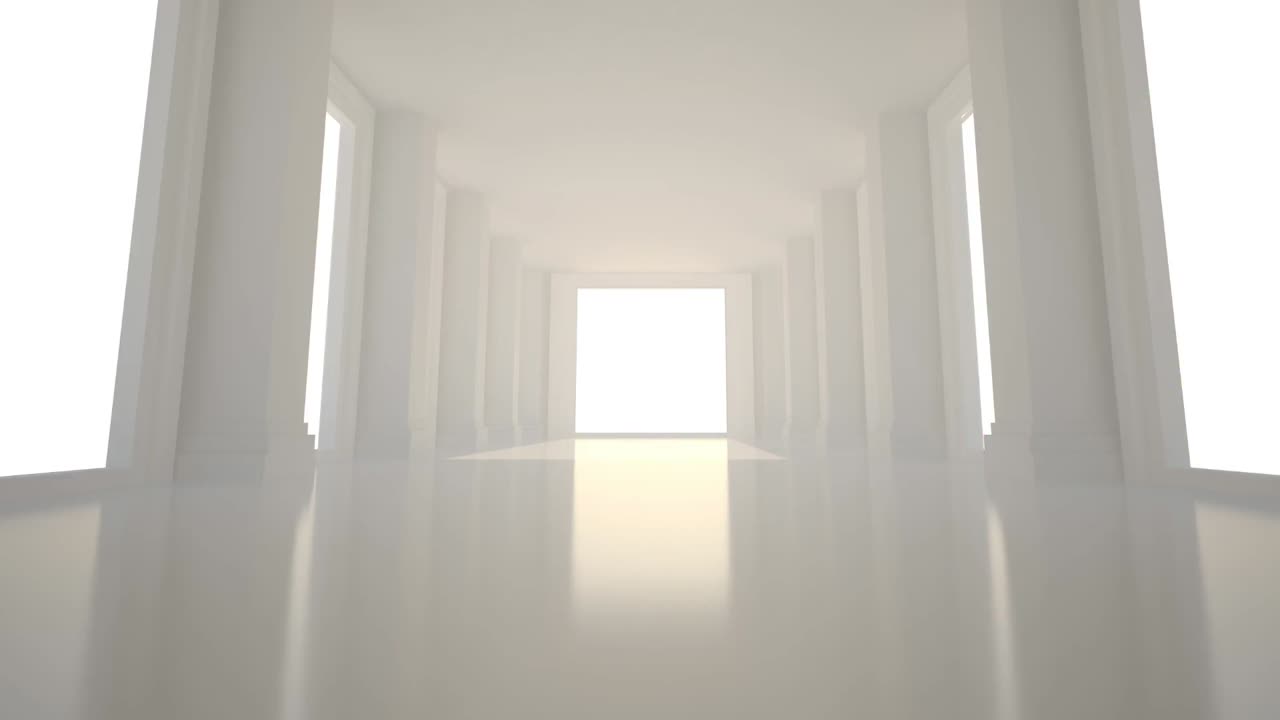 ⁇ 색 현대 인테리어 위에 다채로운 추상적인 모양의 애니메이션