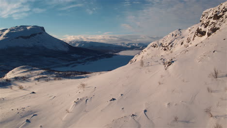 Absolutely-stunning-cinematic-aerial-shot-on-the-border-of-Finland-and-Norway