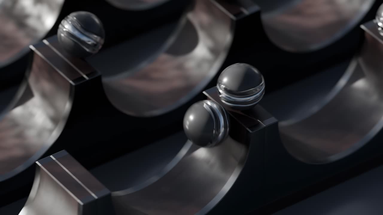 추상적인 3d 렌더링 된 기하학적 모양