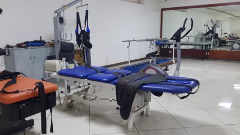 rehabilitation tools at physiotherapy rehabilitation center at indoor