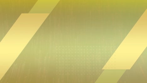 animation of moving shapes on green background
