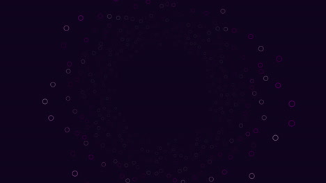 Random-flying-colorful-dots-on-black-gradient