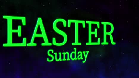 easter sunday event text animation motion graphics